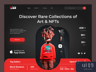 NFT Marketplace网站(NFT Marketplace  Website)