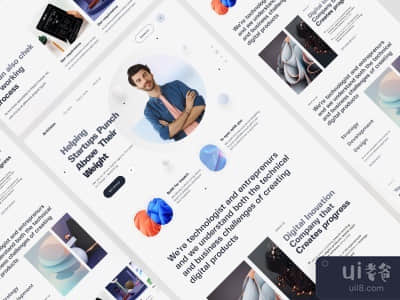 设计机构网站设计(Design Agency Website Design)