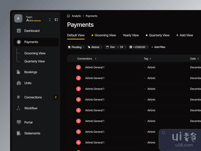 财务仪表板概念UI(Finance Dashboard Concept UI)