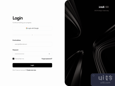 智能登录页面概念(Intelli Login Page Concept)