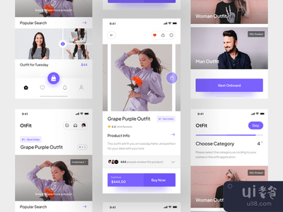 OtFit - 时尚手机应用(OtFit - Fashion Mobile App)