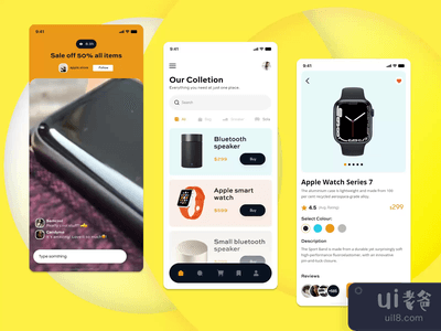 现场购物电商市场应用(Live Shopping Ecommerce Marketplace App)