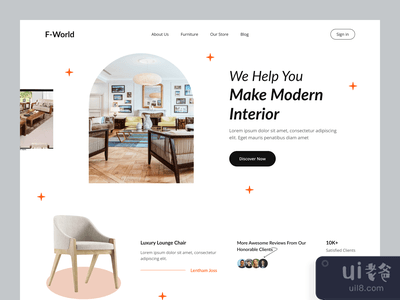 内部登陆页(Interior Landing page)