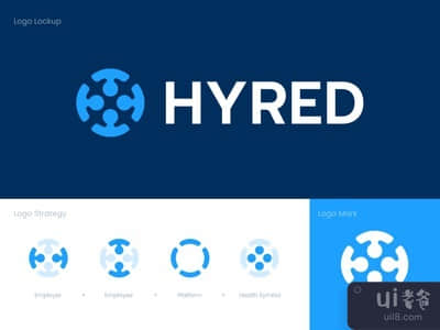 HYRED - 标志设计(HYRED - Logo Design)