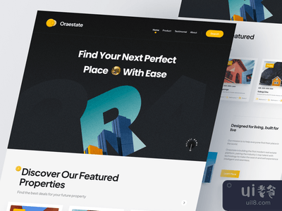 Oraestate - 房地产网站设计(Oraestate - Real Estate Website Design)