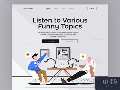 播客登陆页(Podcast Landing Page)