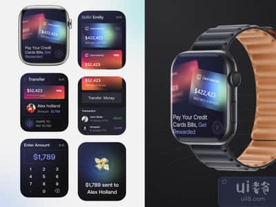 金融科技应用概念 - WatchOS⌚️(Fintech App Concept - WatchOS⌚️)