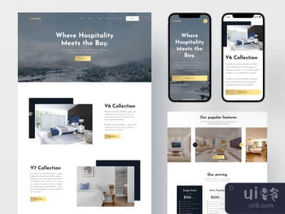 酒店预订网站和响应式(Hotel Booking Website & Responsive)