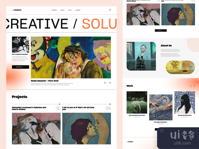 AZMUSEUM - 登陆页面(AZMUSEUM - Landing Page)