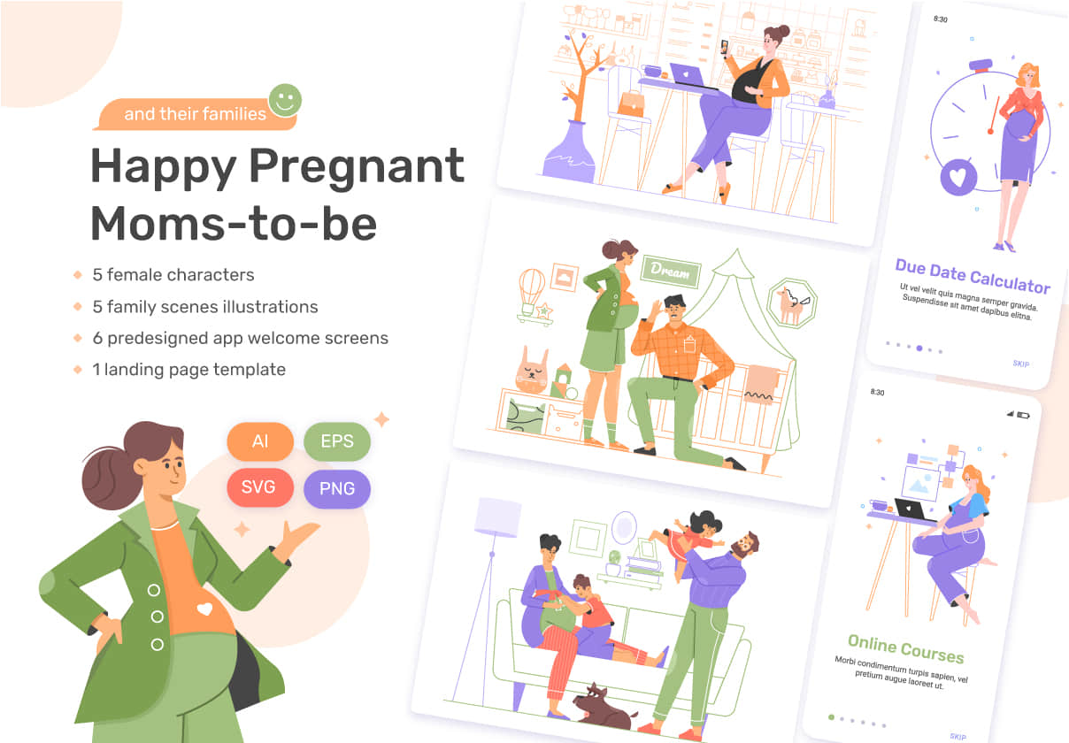 快乐的准妈妈 (Happy Moms-to-be)