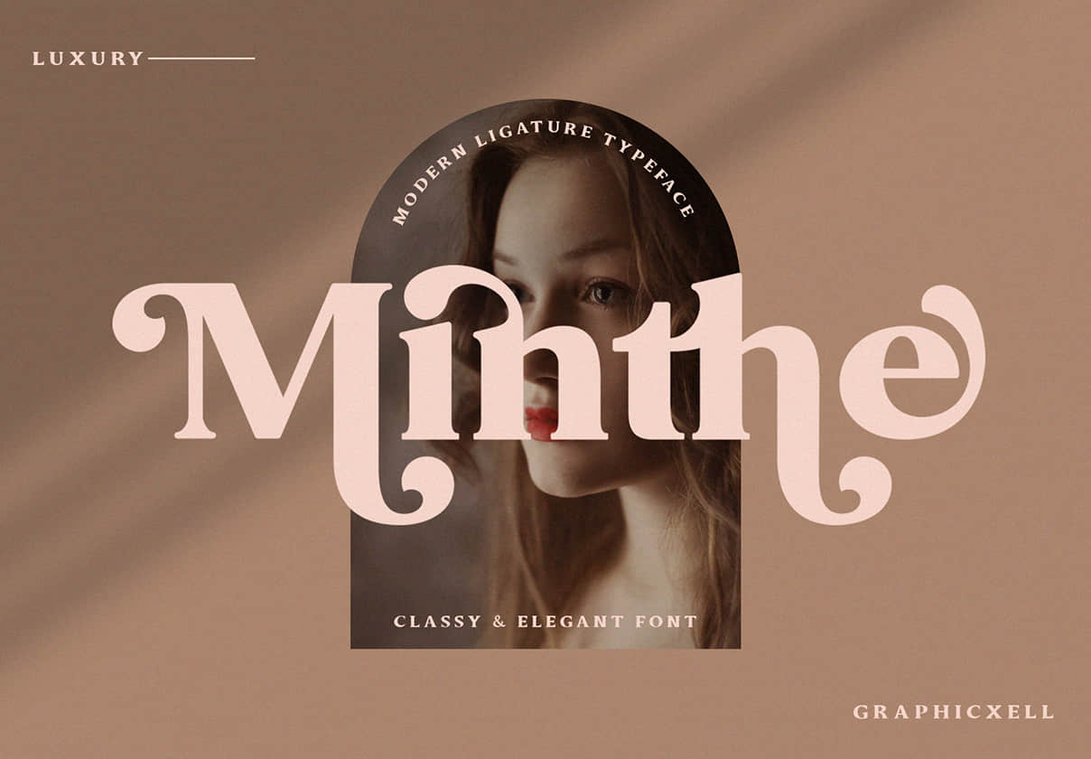 Minthe - 优雅的Serif字体 (Minthe - Elegant Serif Font)