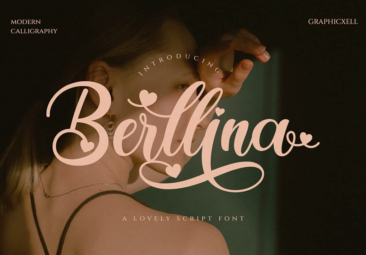 Berllina - 脚本字体 (Berllina - Script Font)