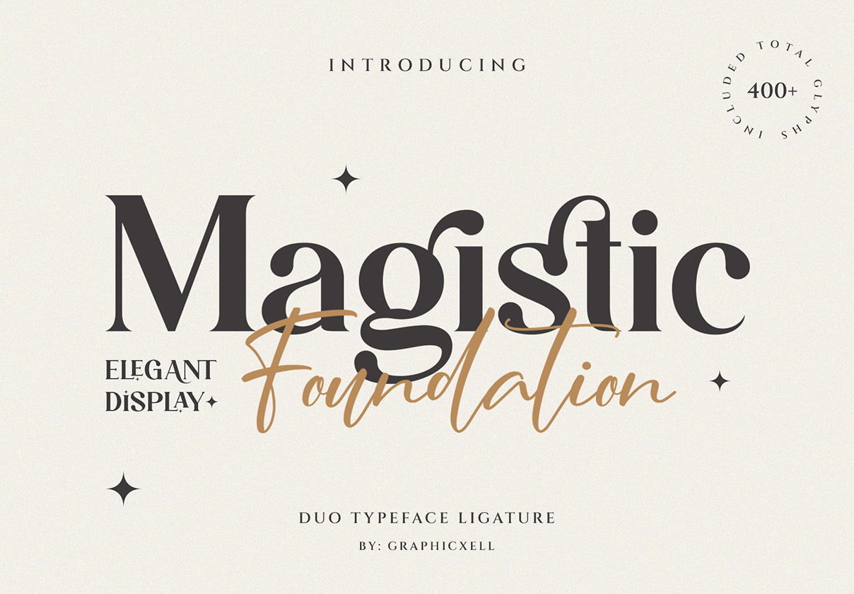 Magistic - Duo Ligature Typeface (Magistic - Duo L