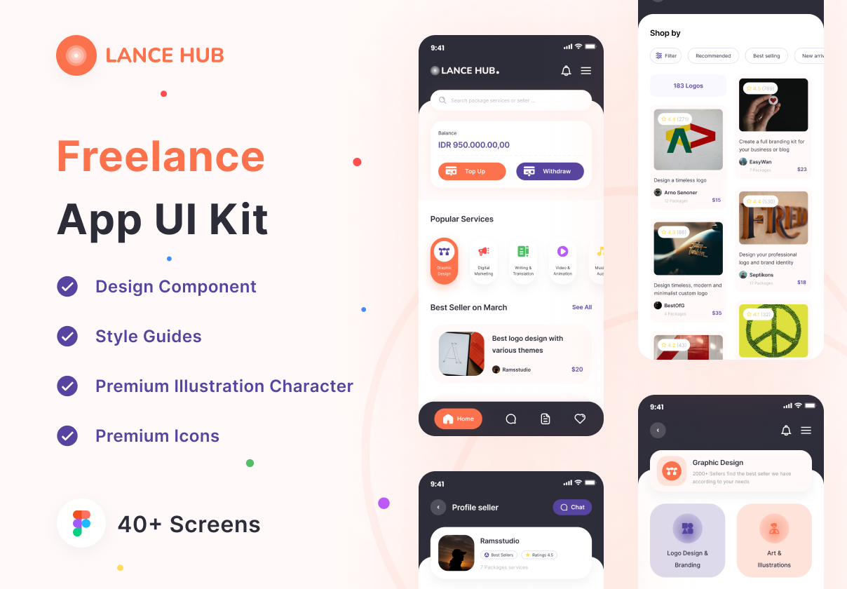 Lance Hub UI Kit (Lance Hub UI Kit)
