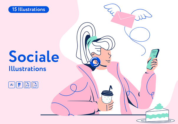 Sociale插图 (Sociale Illustrations)