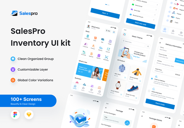 SalesPro -POS和库存账户用户界面套件 (SalesPro -POS & Inventor