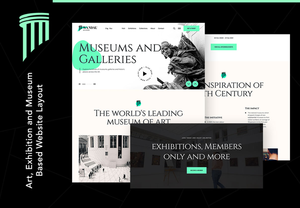 Wandau艺术和历史博物馆HTML模板 (Wandau Art & History Museum