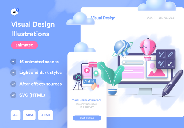 视觉设计动画 (Visual Design Animations)