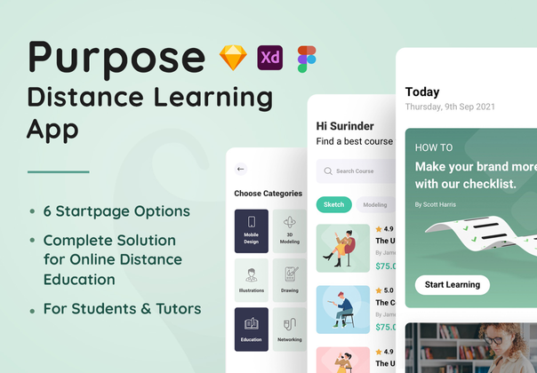 Purpose - 远程教育应用模板 (Purpose - Distance Learning Ap