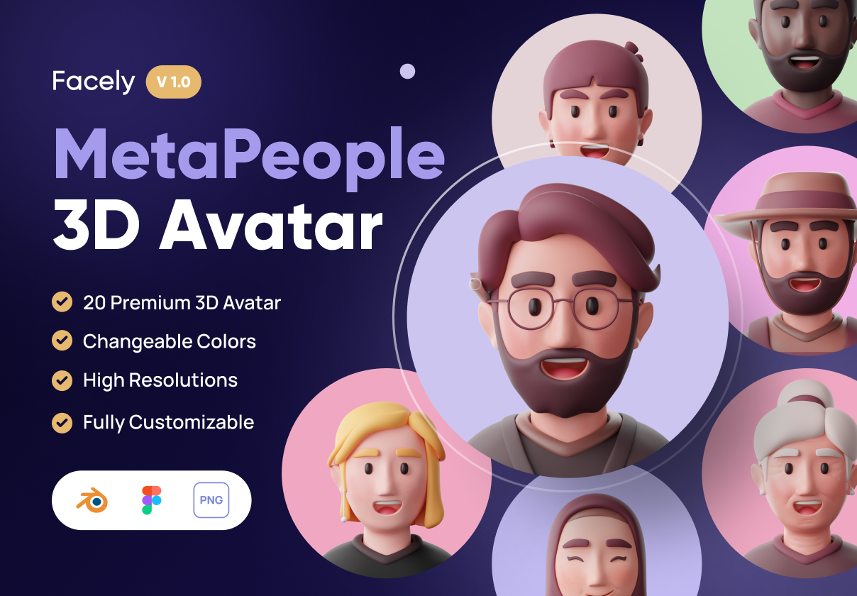 Facely - MetaPeople 3D头像 (Facely - MetaPeople 3D Avatar)