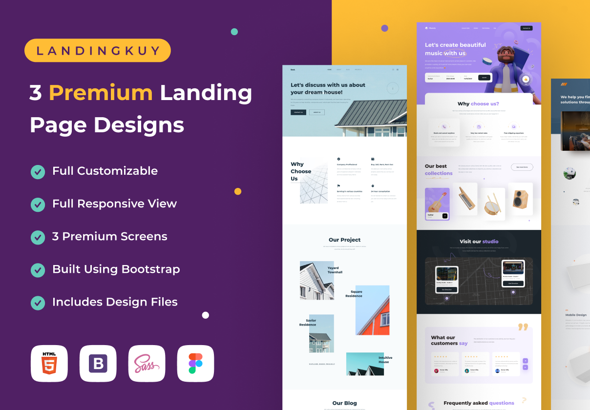 LANDINGKUY - 登陆页设计模板 (LANDINGKUY - Landing Page Design Templates)