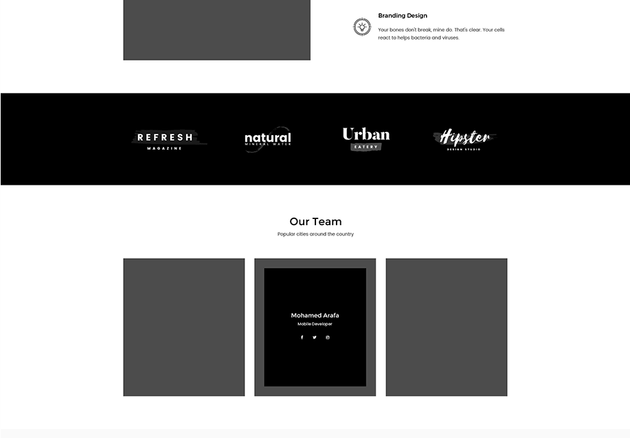 Afkar - 机构网站设计PSD模板 (Afkar - Agency Website Design PSD Template)
