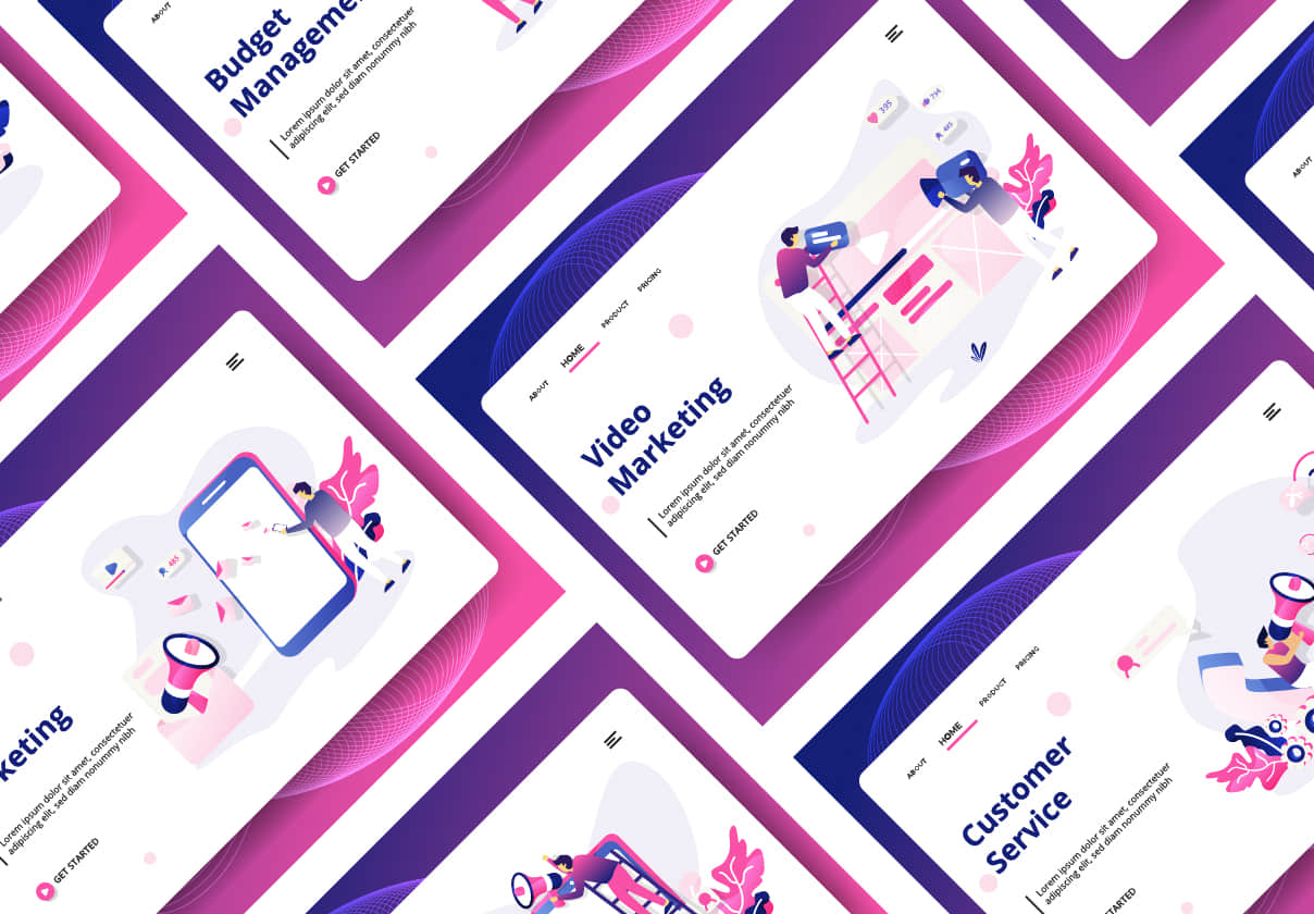 商业营销着陆页Vol 3 (Business Marketing Landing Page Vol 3)