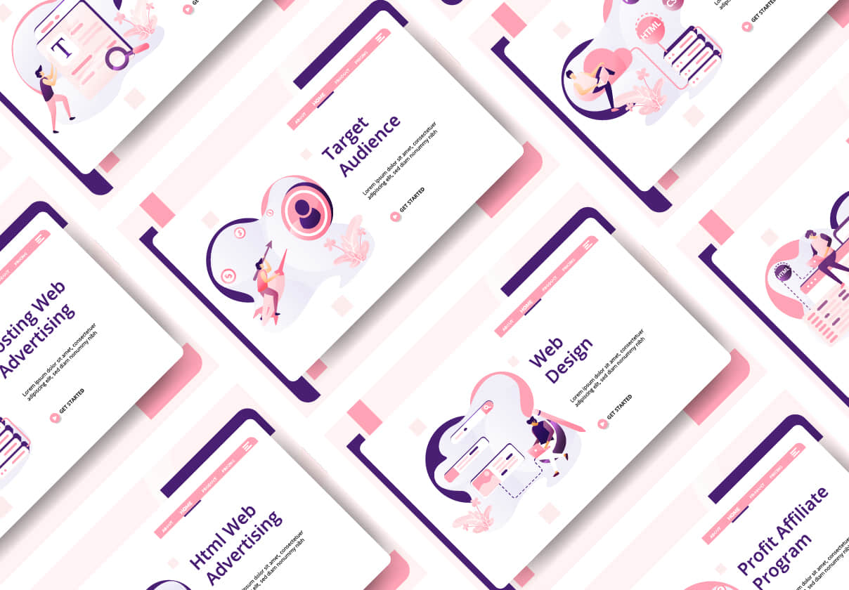 媒体广告集插图卷1 (Media Advertising sets Illustration vol 1)