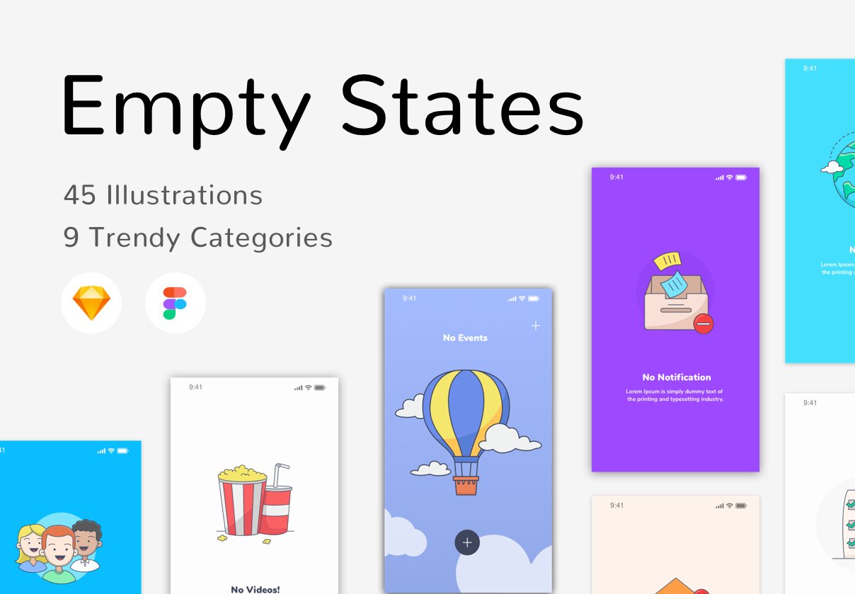 空状态插图 (Empty state illustration)