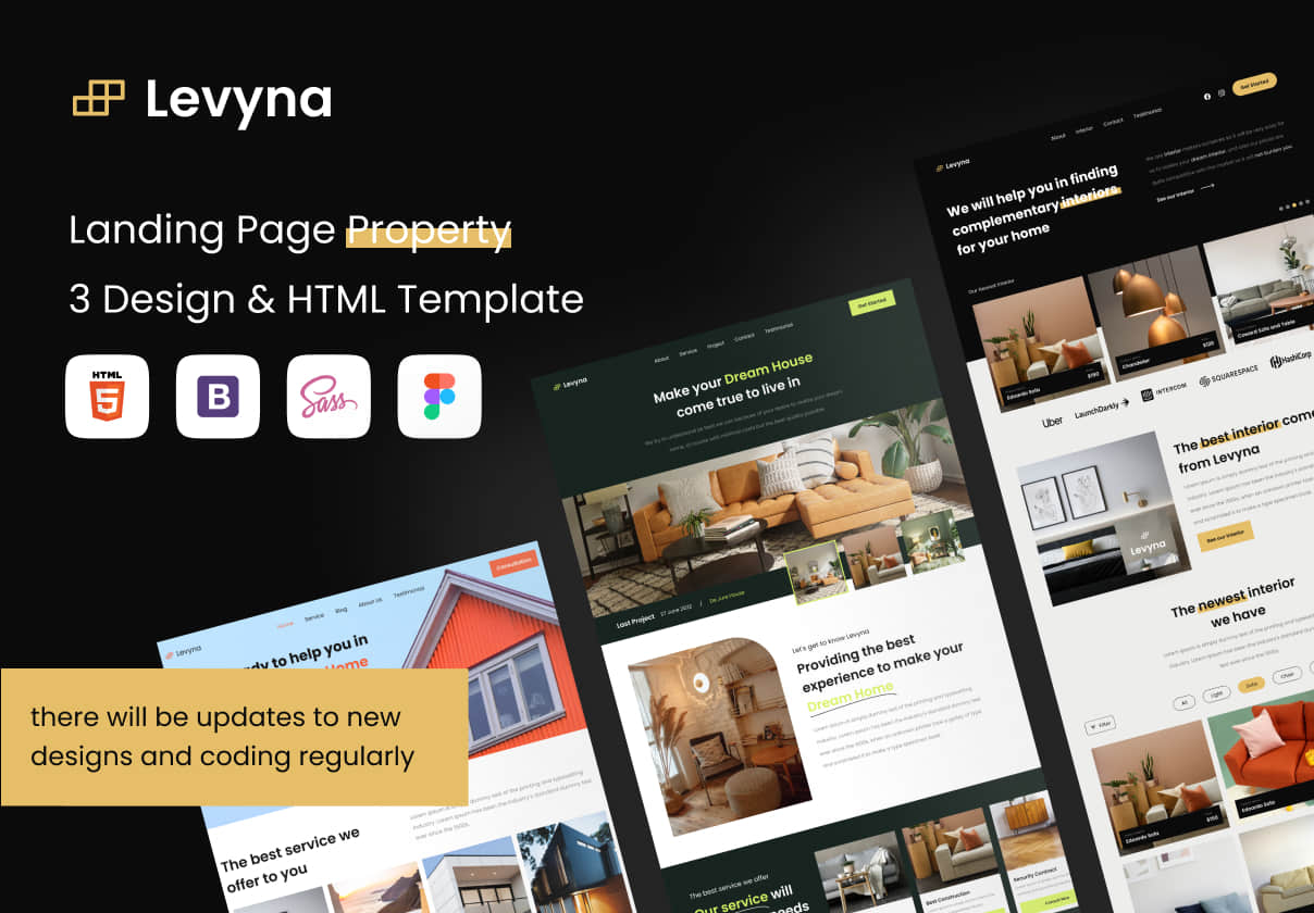Levyna着陆页属性-设计_HTML模板 (Levyna Landing Page Property- Design _ HTML Template)