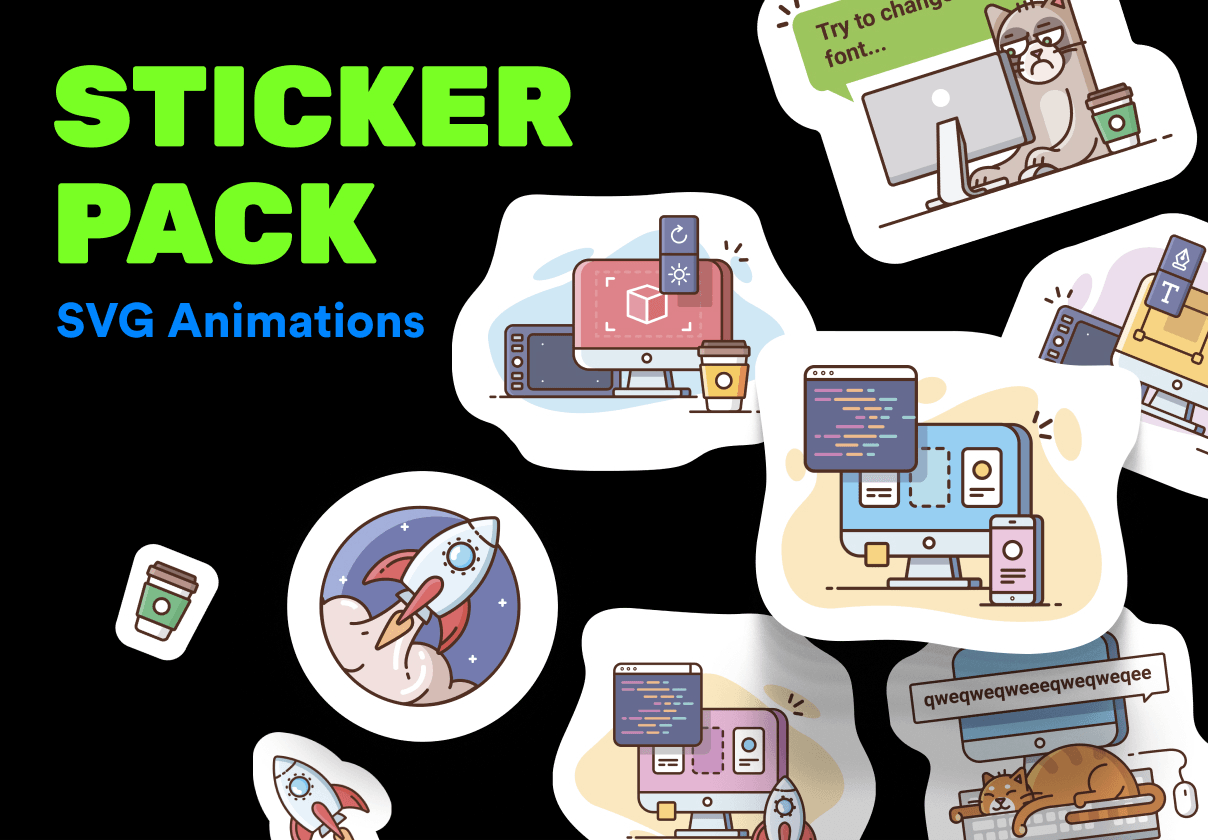 动画贴纸包 (Animated Sticker Pack)