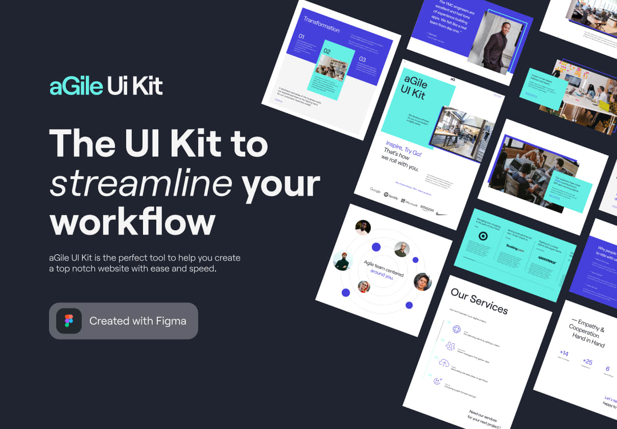敏捷的初创企业UI包 (Agile Startup UI Kit)