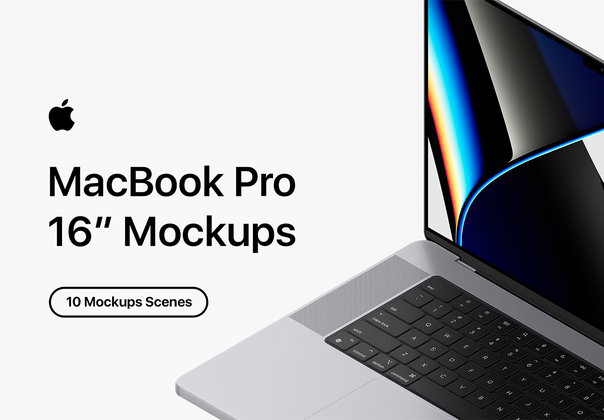 MacBook Pro 16英寸模拟图 (MacBook Pro 16-Inch Mockups)
