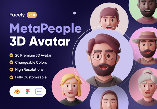 Facely - MetaPeople 3D头像 (Facely - MetaPeople 3D Avatar)