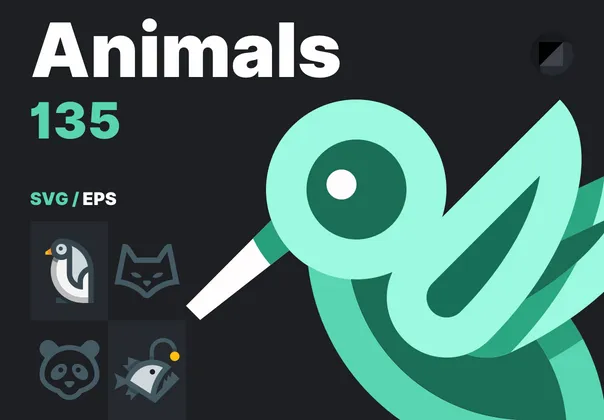 动物图标 (Animal Icons)