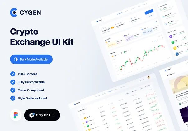 Cygen - Crypto Exchange Dashboard UI Kit (Cygen - Crypto Exchange Dashboard UI Kit)