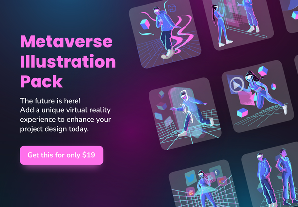 元老级插图包 (Metaverse Illustration Pack)
