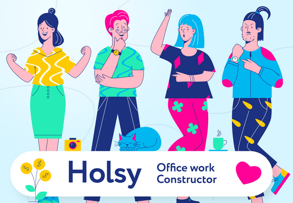霍尔西插图构建器 (Holsy Illustration Constructor)