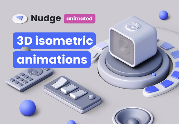Nudge 3D动画 (Nudge 3D animated)