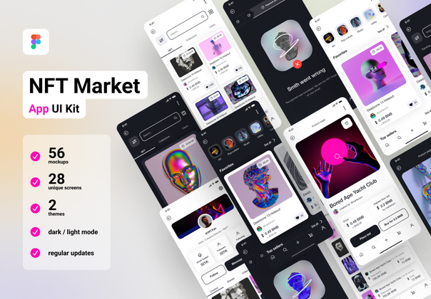 NFT应用程序UI工具包 (NFT app UI kit)