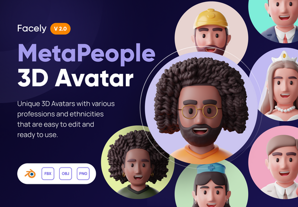 Facely v2 - Metapeople 3D头像 (Facely v2 - Metapeople 3D Avatar)
