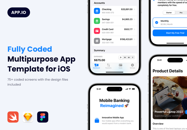 App.io - 用于iOS的编码应用程序模板 (App.io - Coded App Template for iOS)