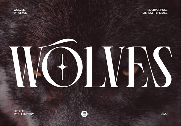 狼的字体 (Wolves Dislay Typeface)