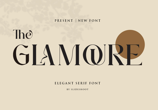 迷人的衬线字体 (The Glamoure Serif)
