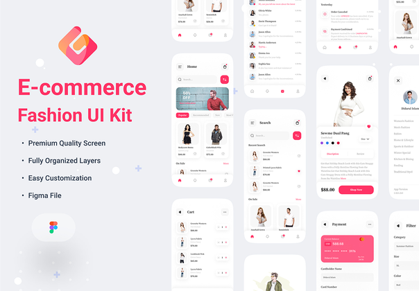 Gostyle 电子商务时尚 UI 工具包 (Gostyle E-commerce Fashion UI Kit)