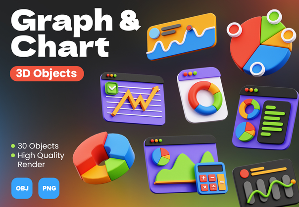 图形和图表 3D 对象 (Graph and Chart 3D Objects)