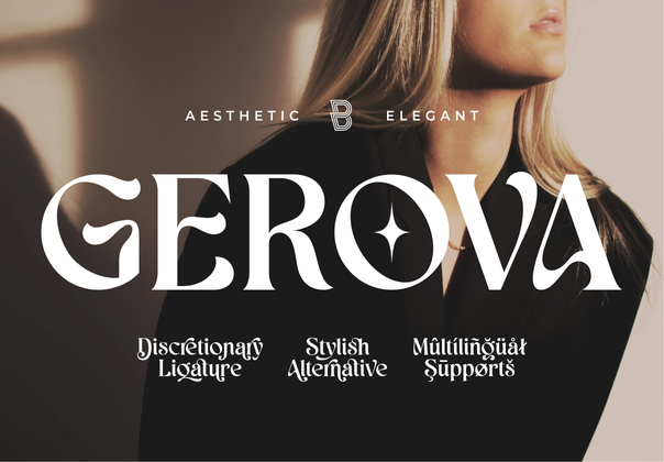 Gerova 字体 (Gerova Font)