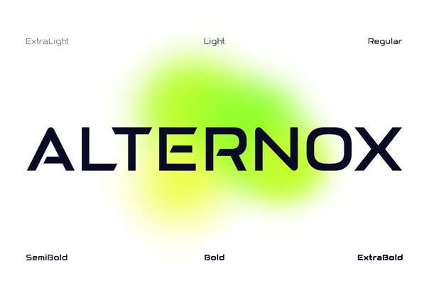 Alternox 字体系列 (Alternox Fonts Family)