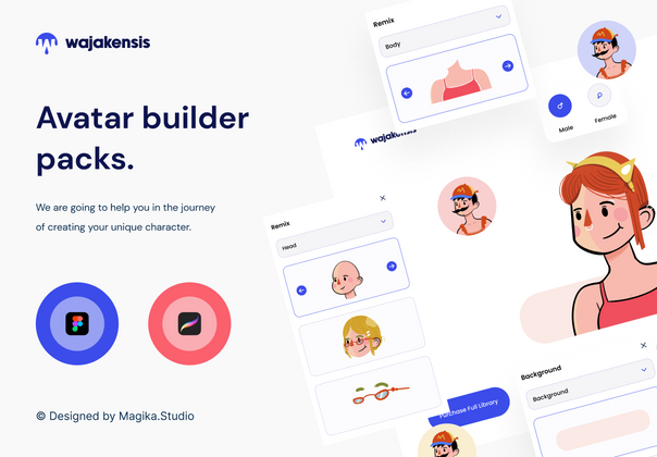 头像生成器包 (Avatar Builder Packs)