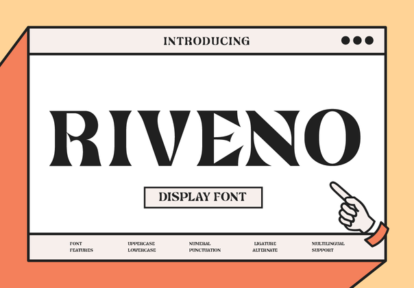 Riveno 字体 (Riveno Font)